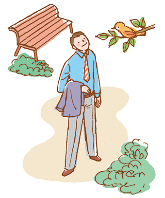 自然のなかにひとり、身をおく