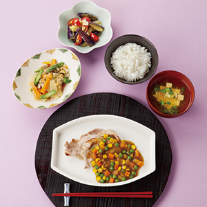 お肉が主役の脂質オフ定食